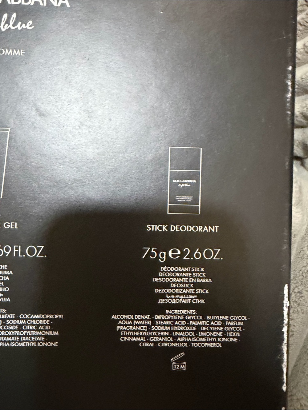 Dolce & Gabbana Men's 3-Pc. Light Blue Pour Homme Eau de Toilette Gift Set NEW - Picture 4 of 9